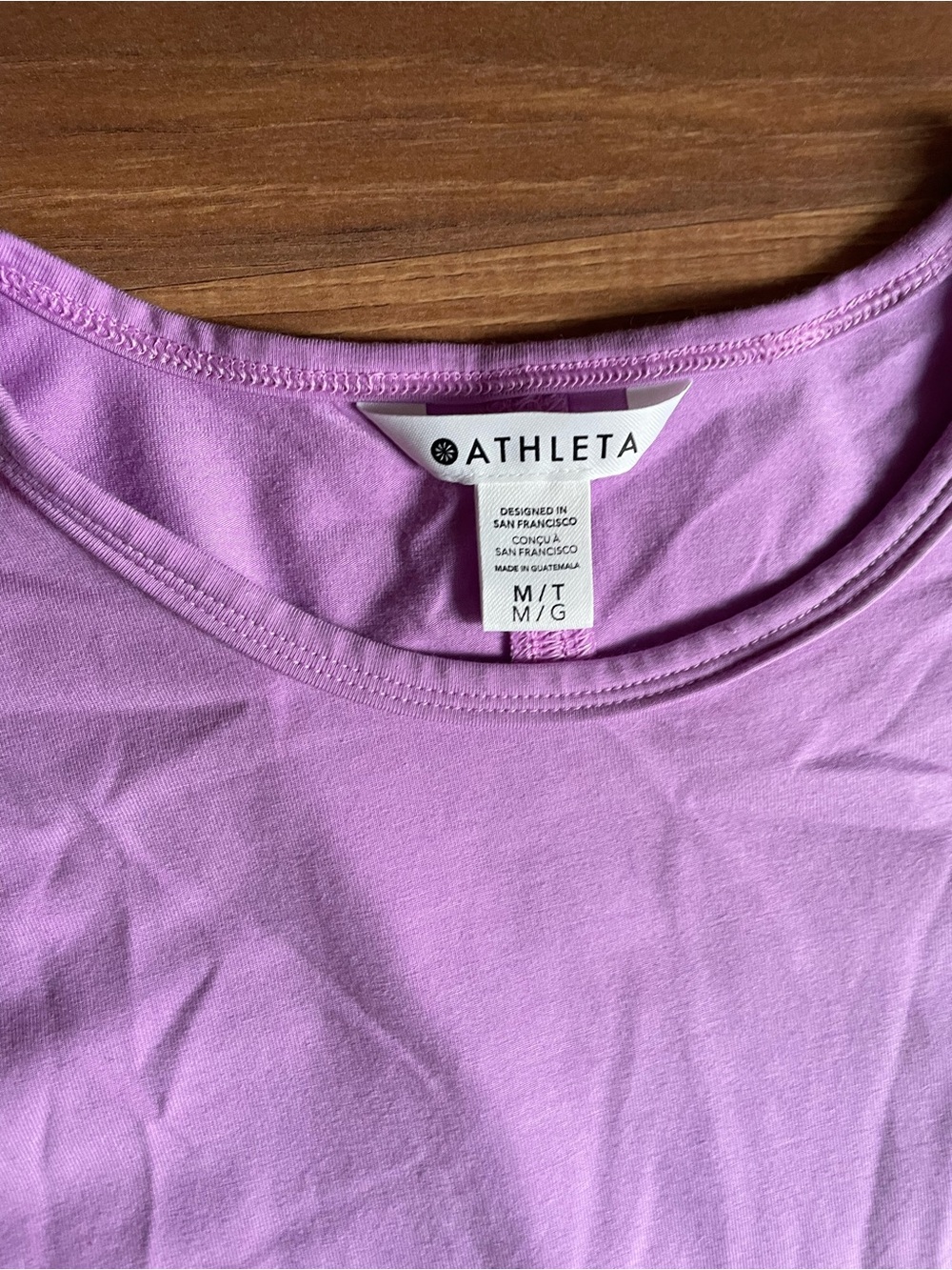 Athleta Essential Tee Dress Supima Cotton Women’s Medium Tall - Picture 4 of 5